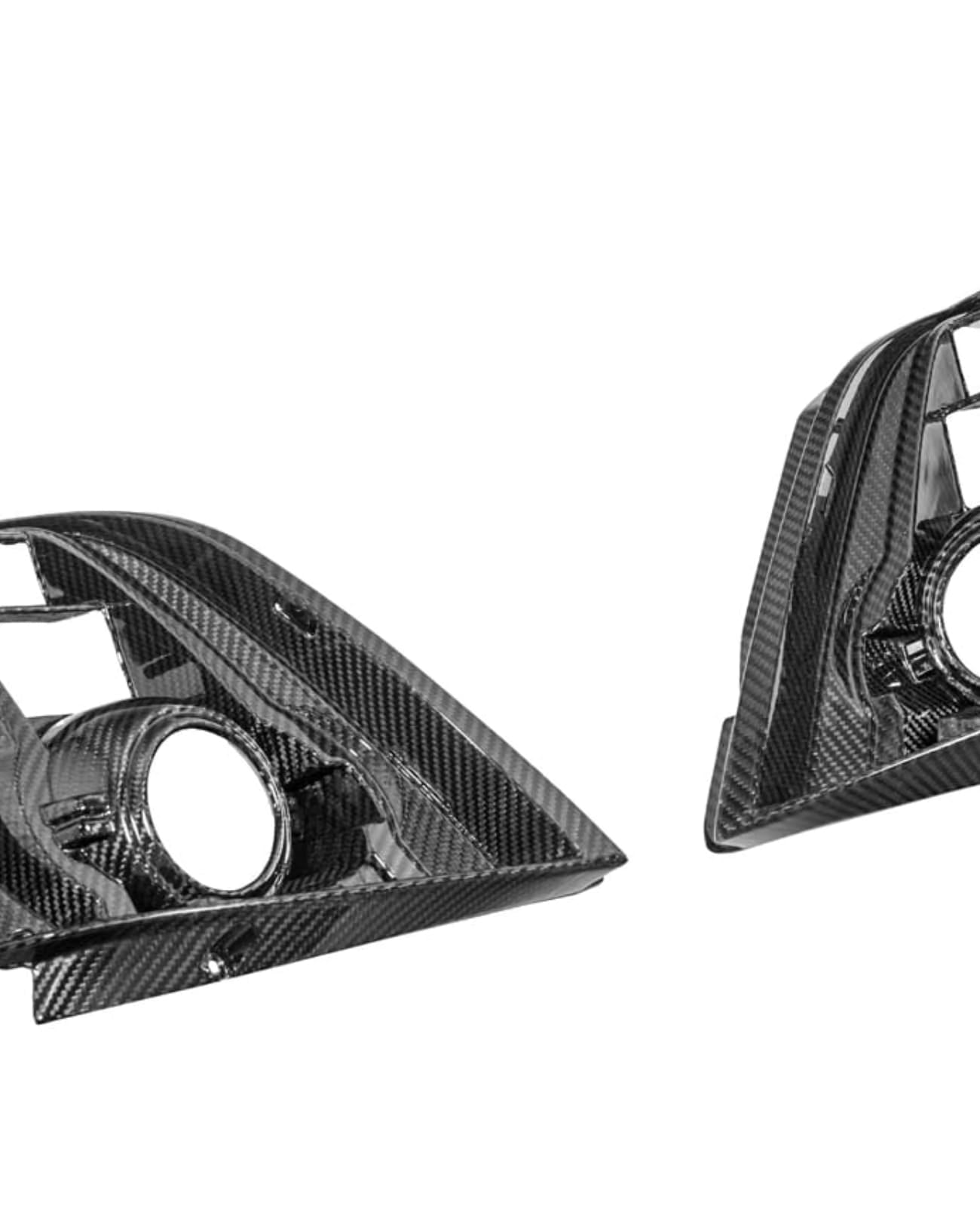 2009-2015 Cadillac CTS/CTS-V V2 SDP Carbon Fiber Headlight  Internal Housings Bezels